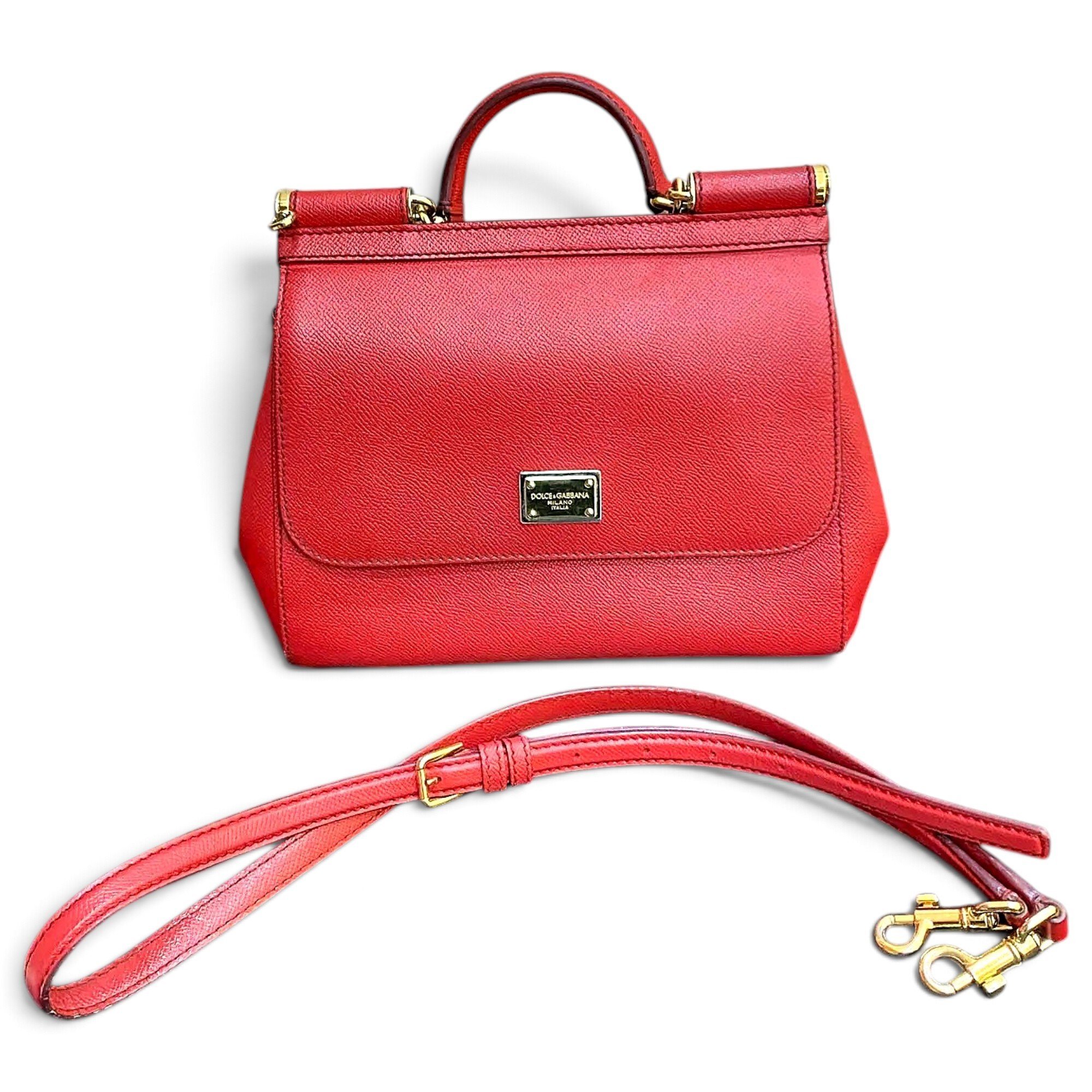 Dolce & Gabbana Sicily leather crossbody bag