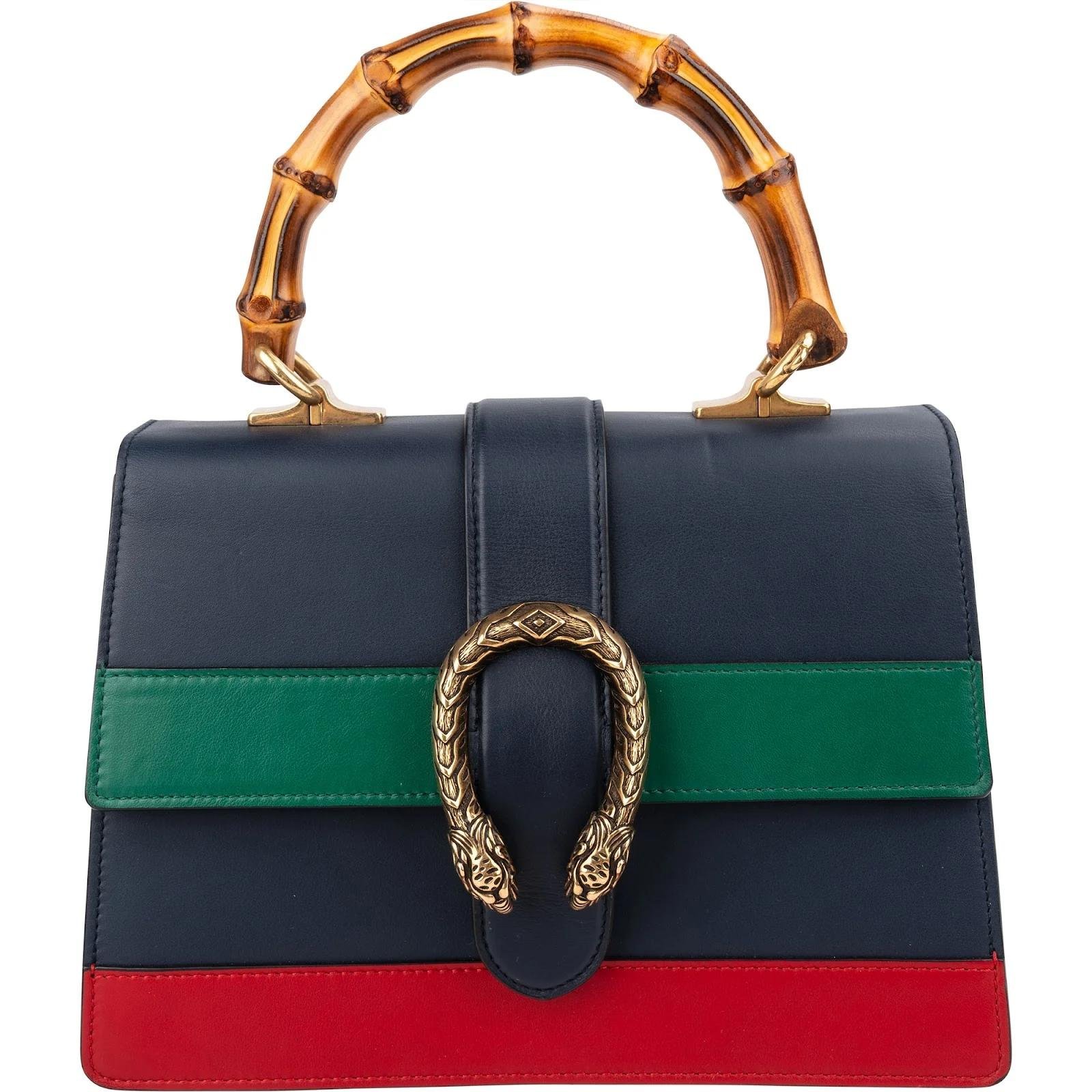Dionysus Bamboo leather handbag