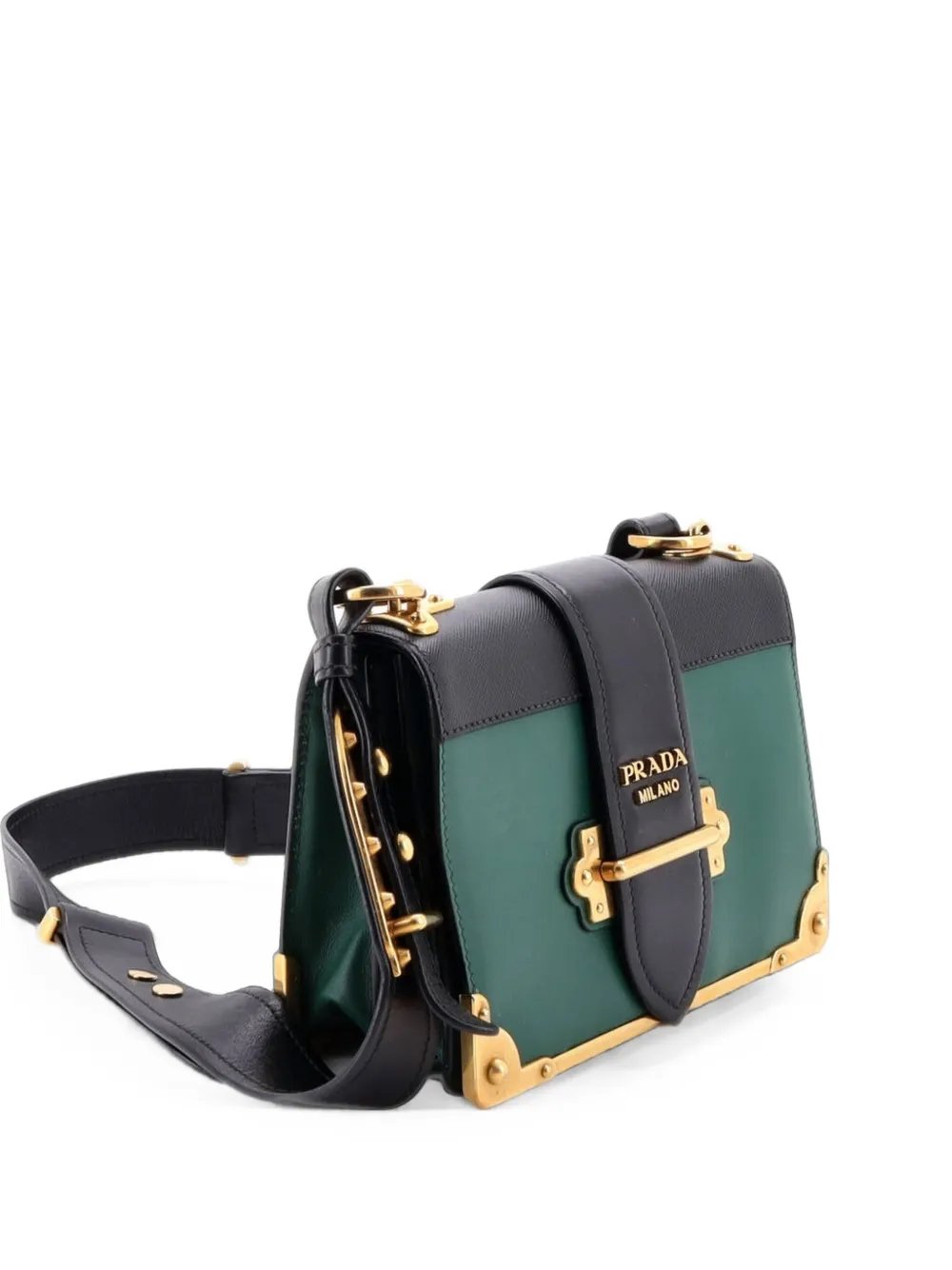 Cahier Leather and Saffiano Leather Small crossbody bag
