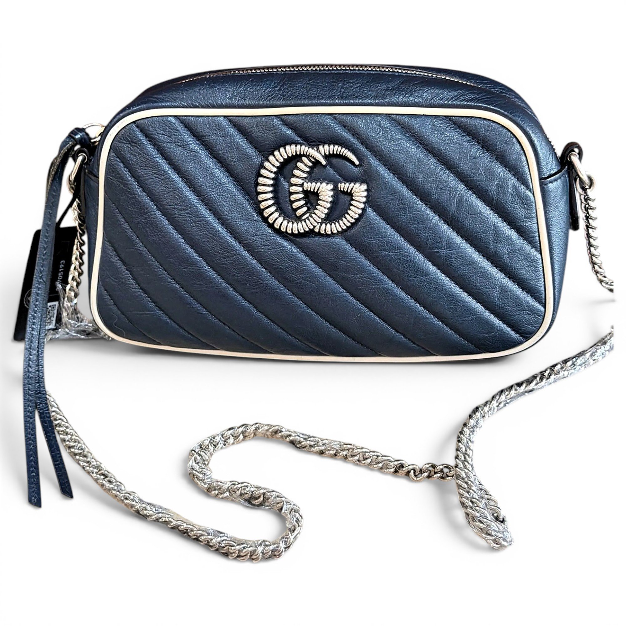 GG Marmont Triple zip leather handbag