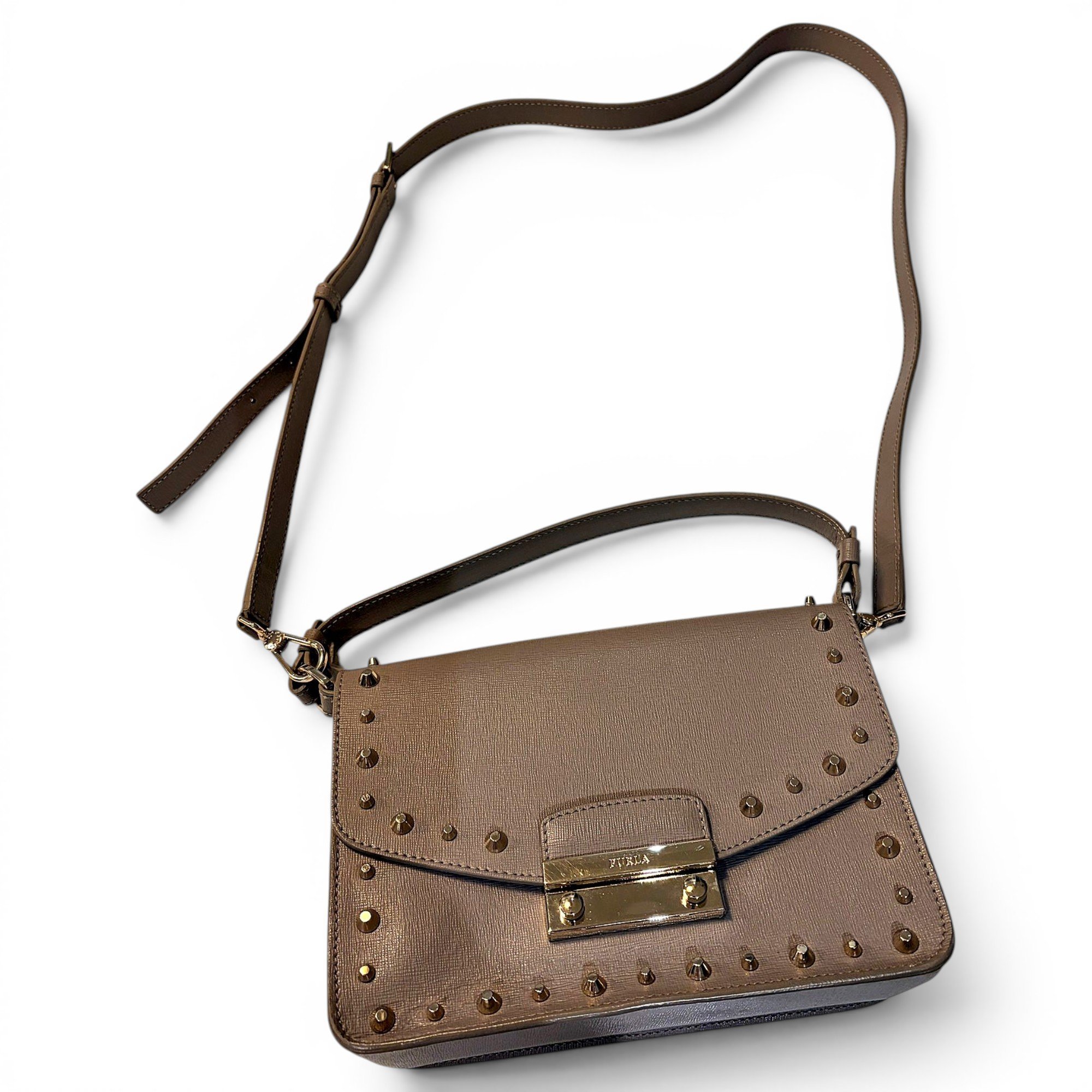 Metropolis leather crossbody bag