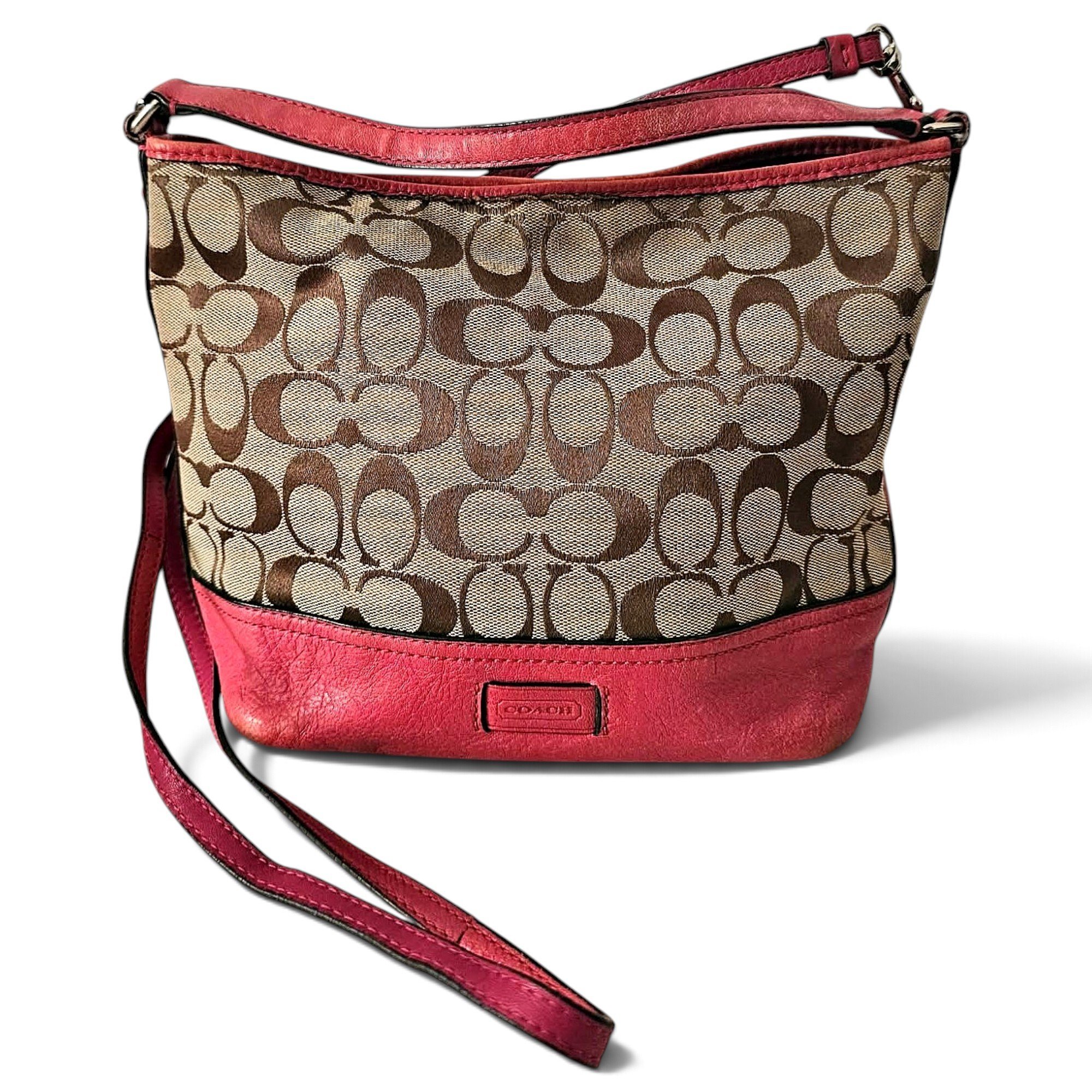 Leather crossbody bag