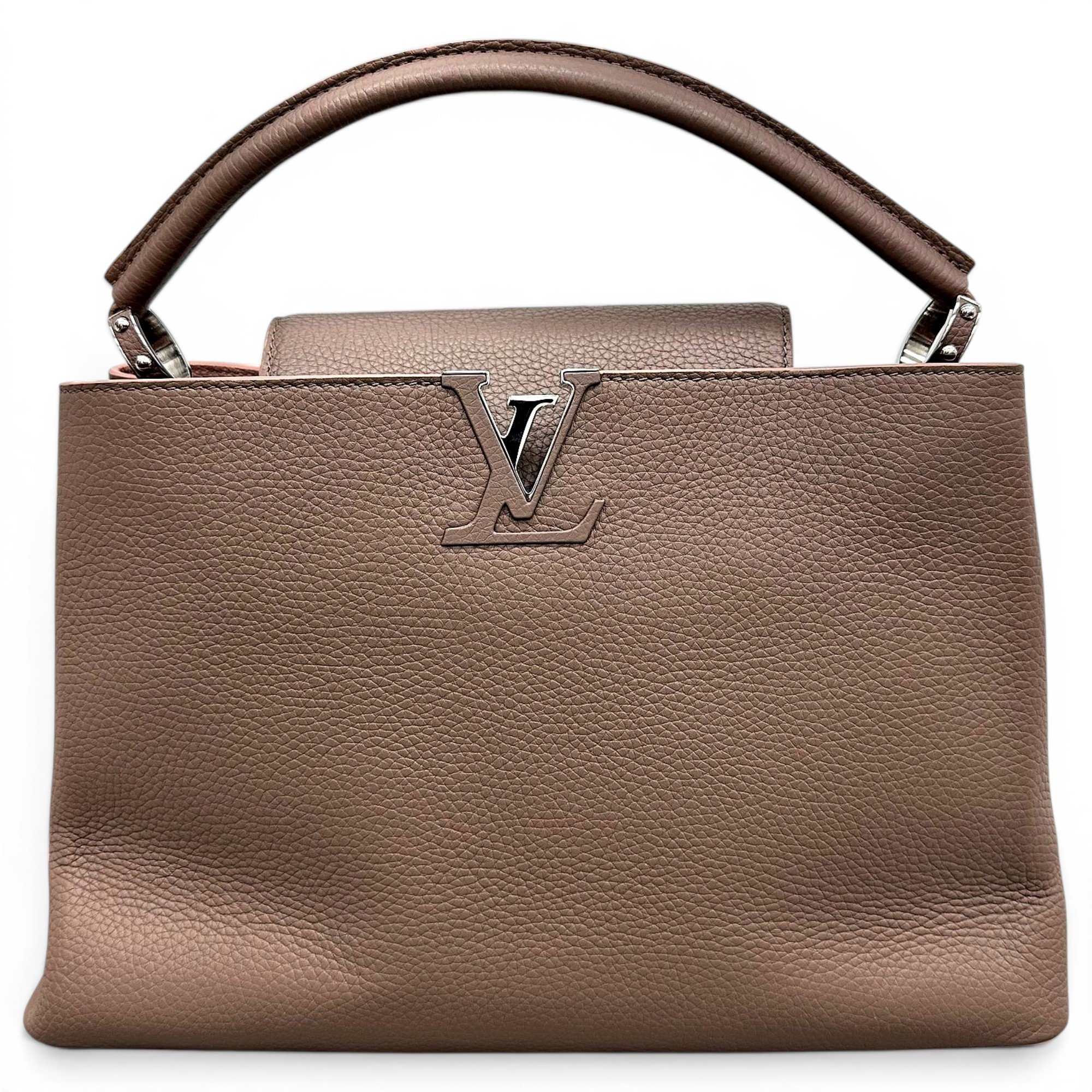 Capucines leather handbag