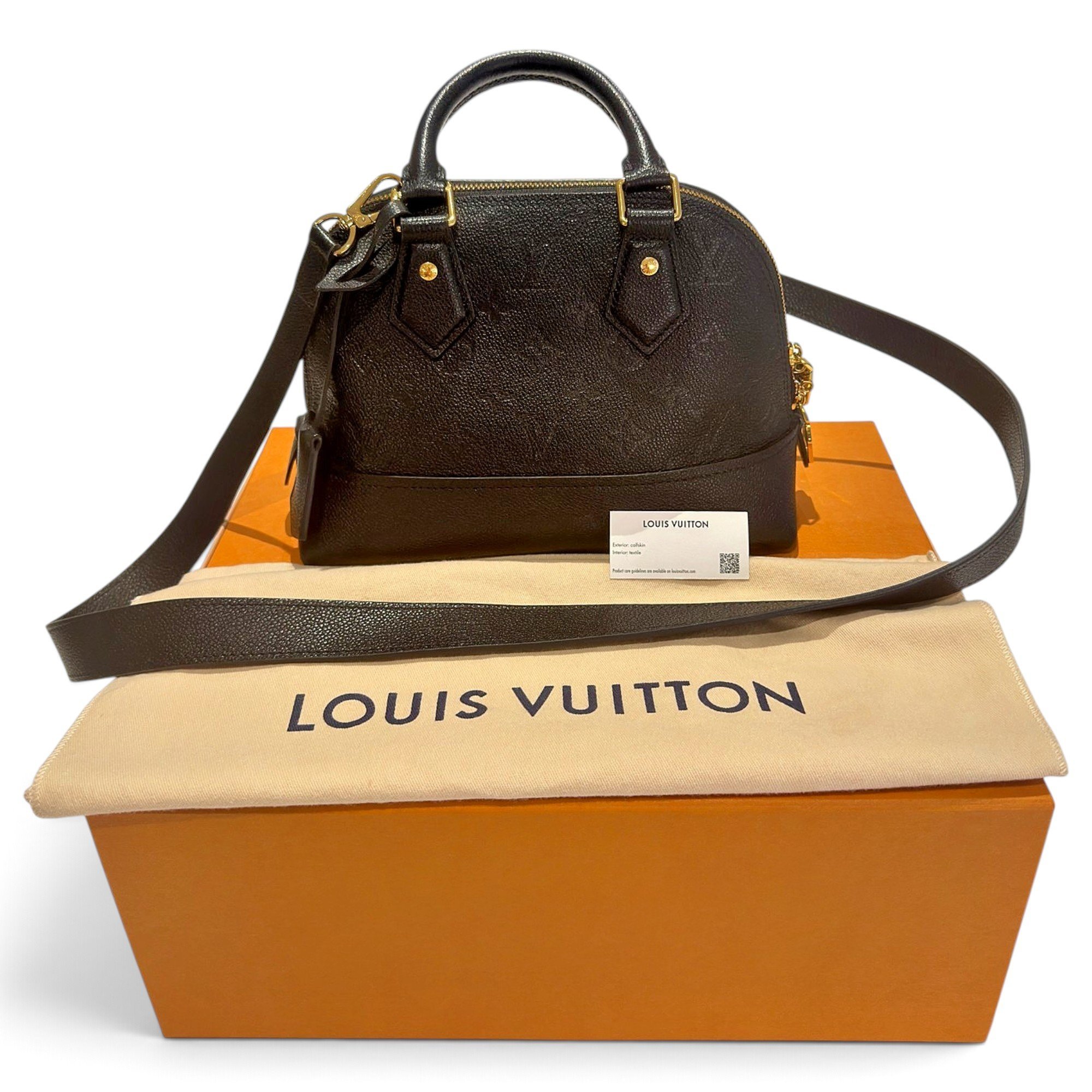 Néo Alma leather crossbody bag