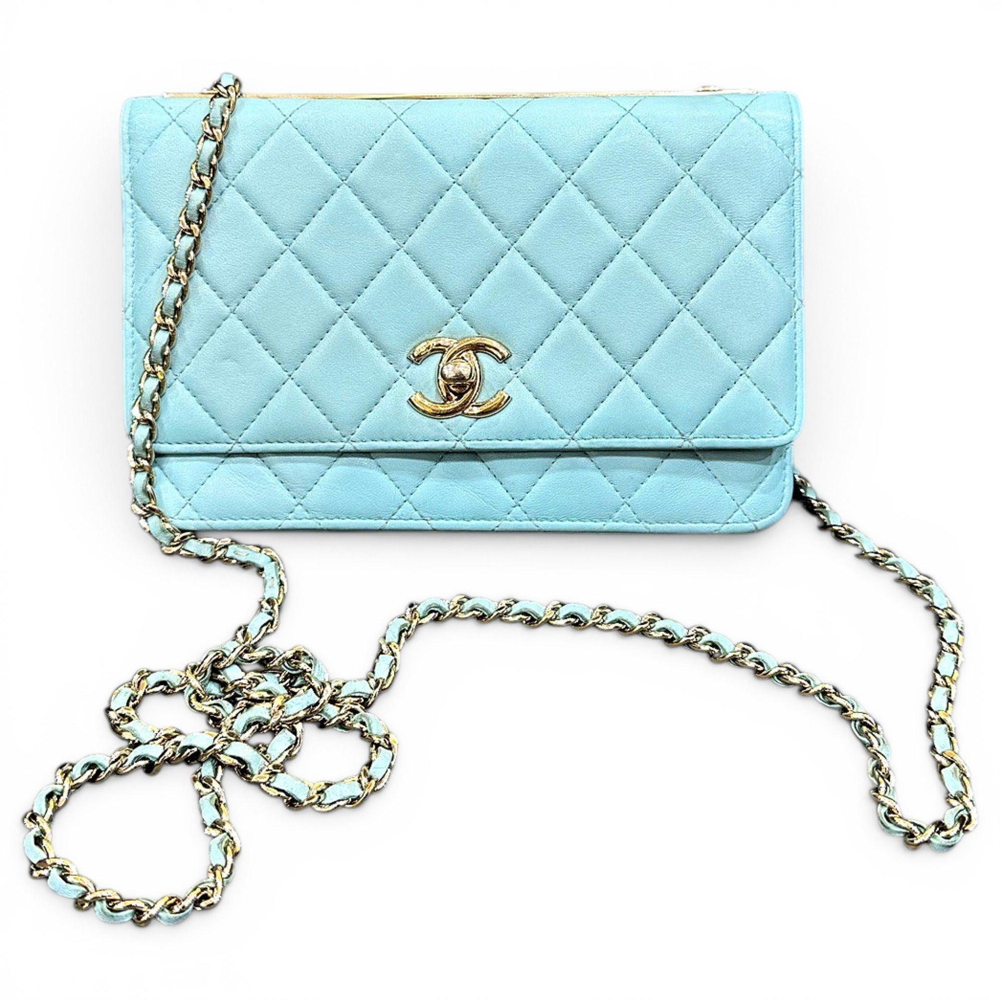 Wallet On Chain Chanel 19 leather handbag