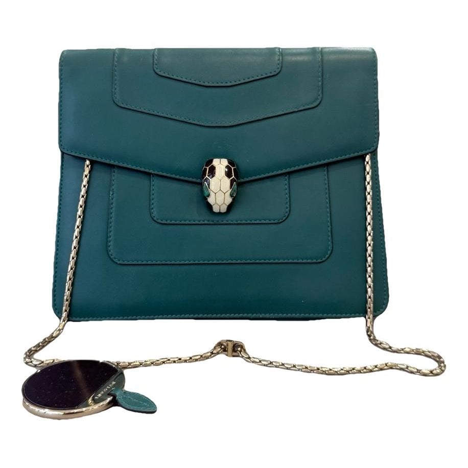 Serpenti leather handbag