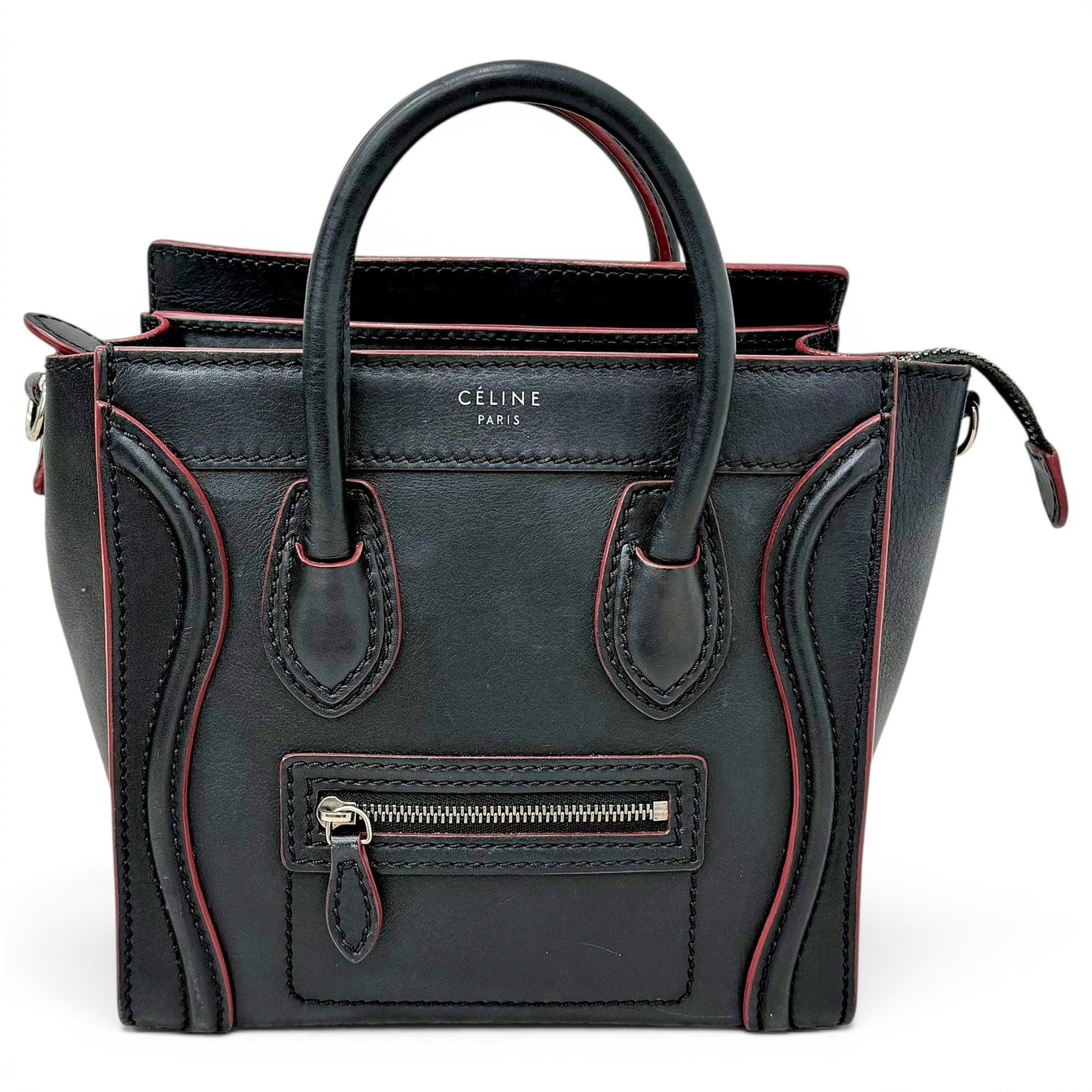 Luggage leather handbag