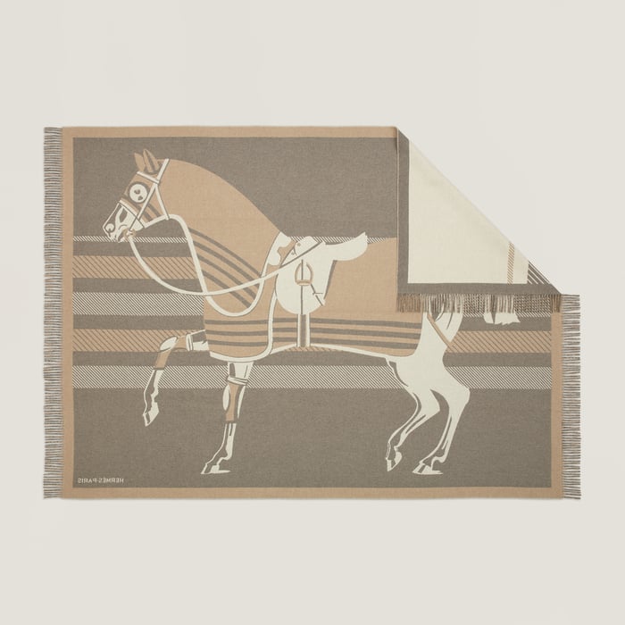 01_liege Cheval a La Couverture Blanket