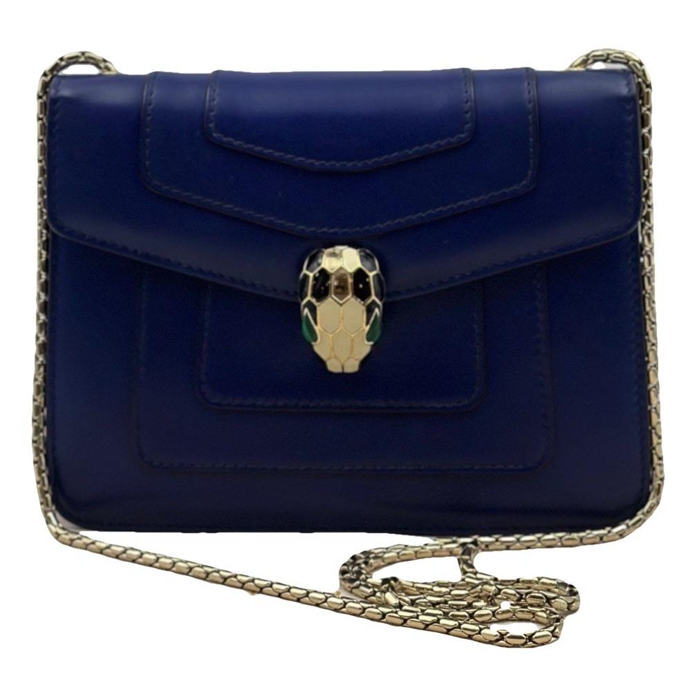 Serpenti leather handbag