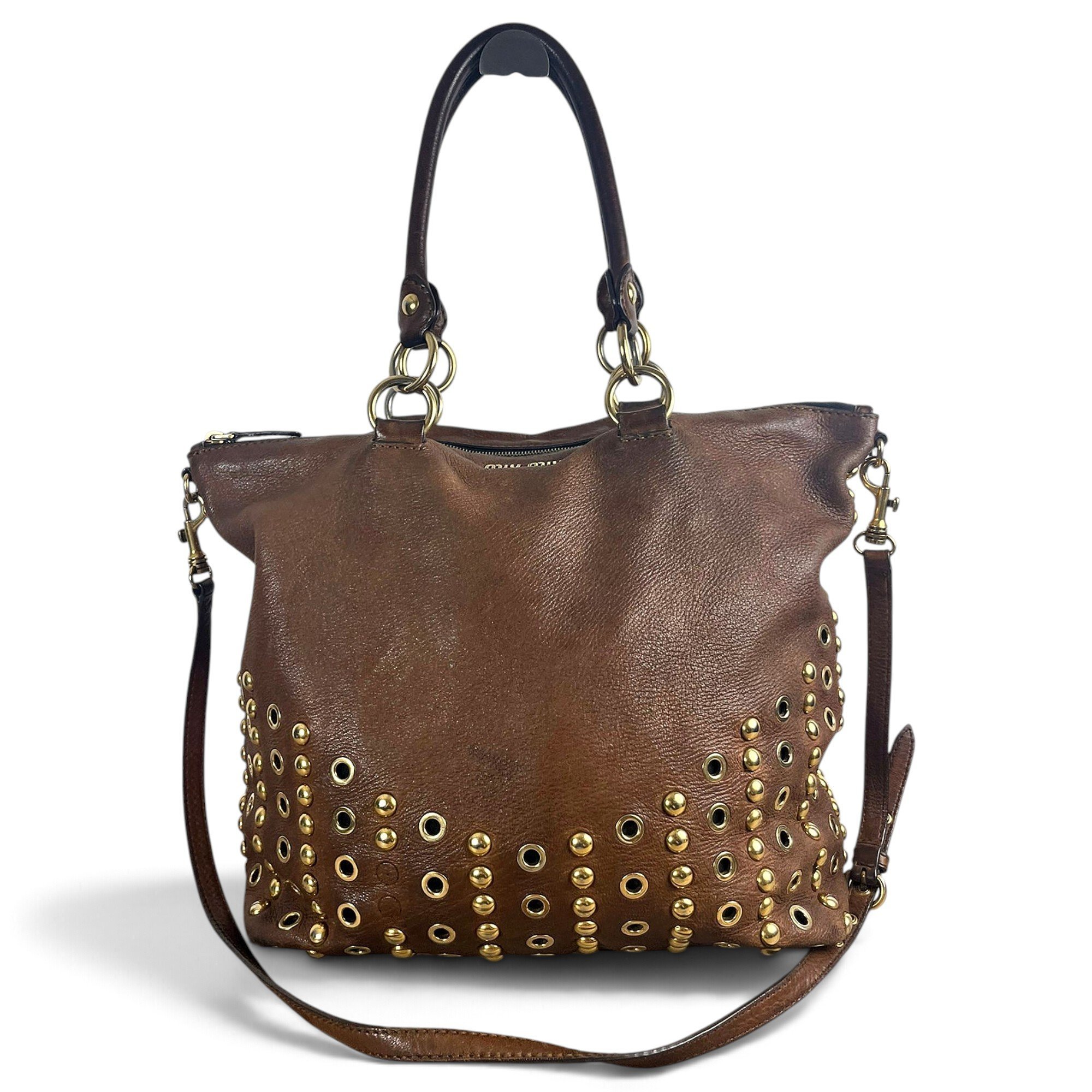 Leather handbag