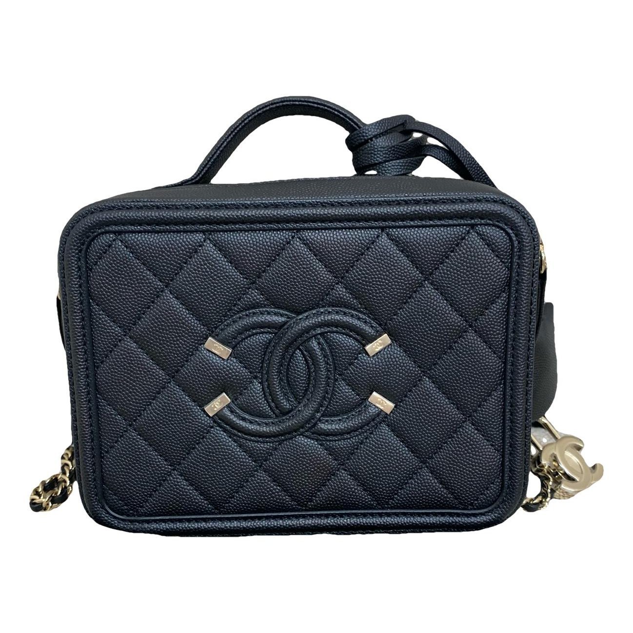 Trendy CC Vanity leather handbag