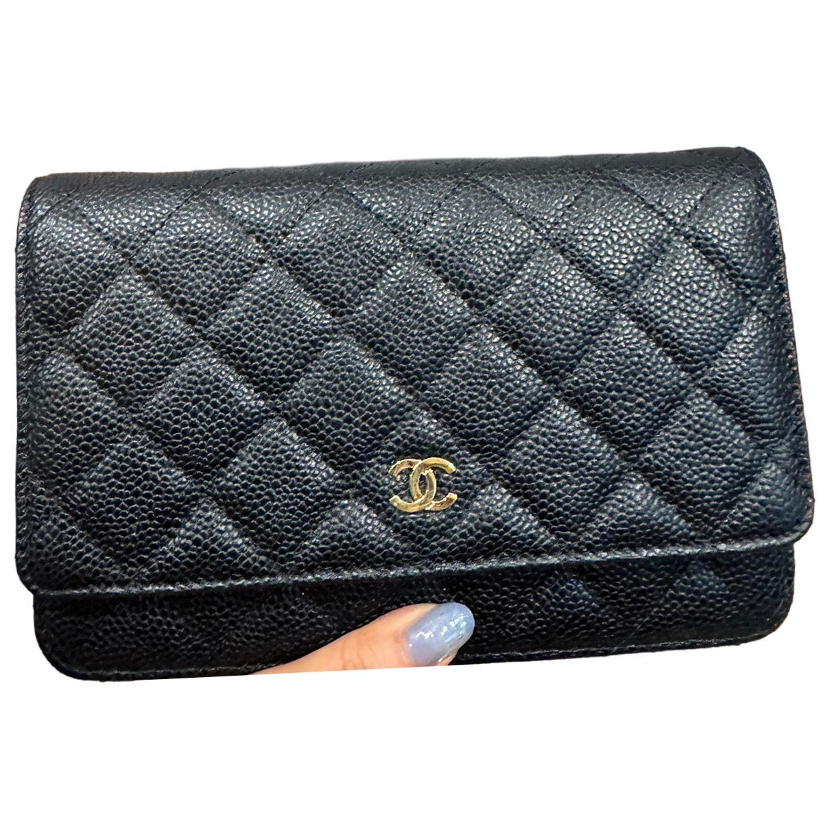 Wallet On Chain Timeless/Classique leather crossbody bag