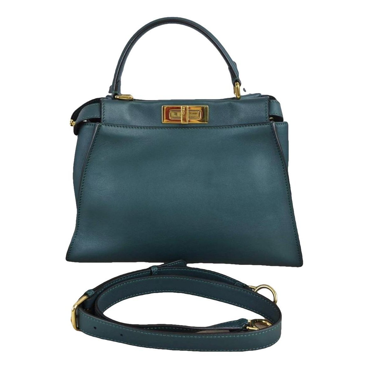 Peekaboo leather handbag