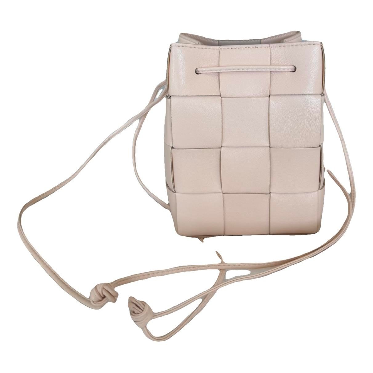 Cassette leather handbag