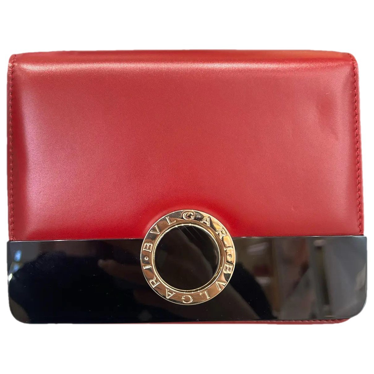 Bulgari leather crossbody bag