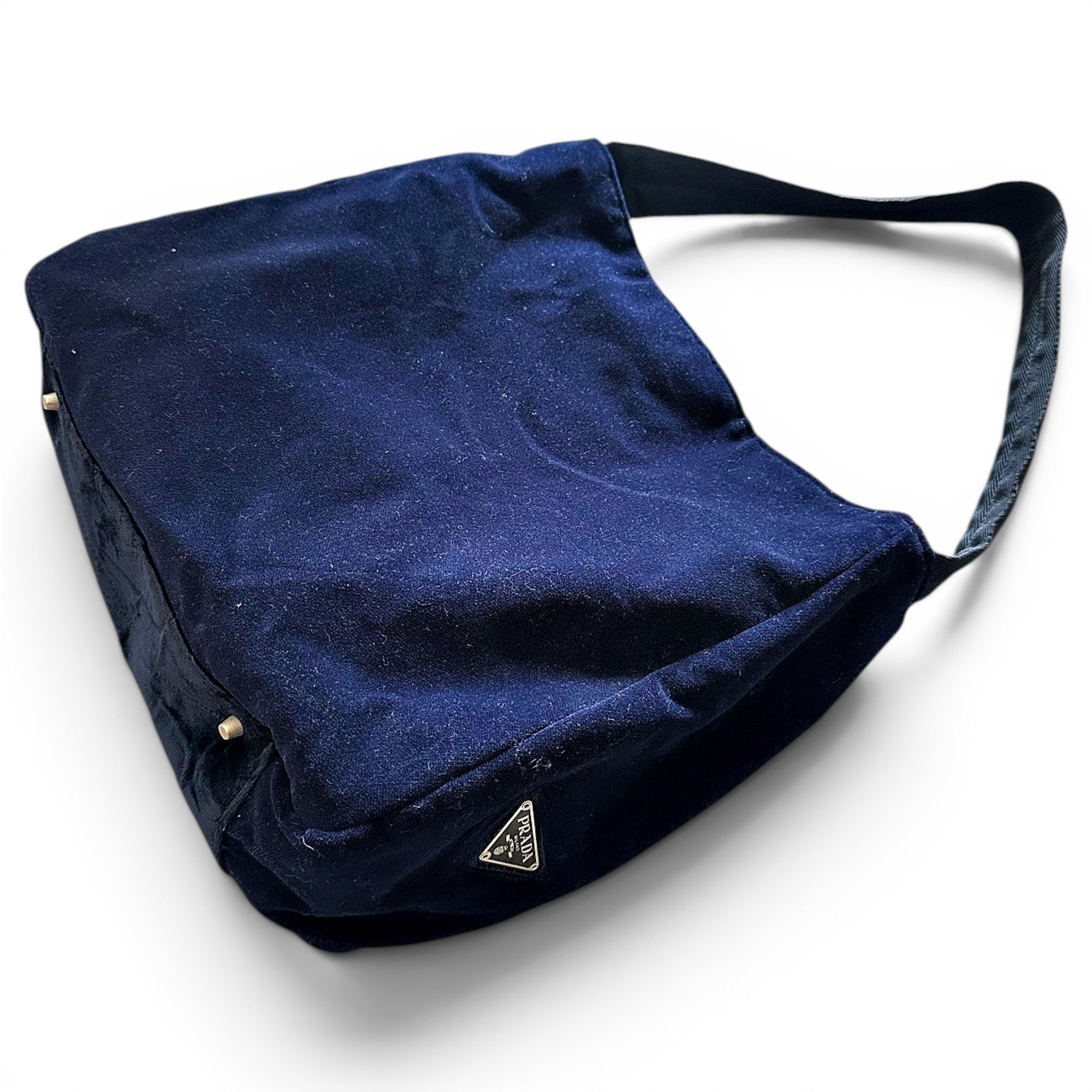 Velvet handbag