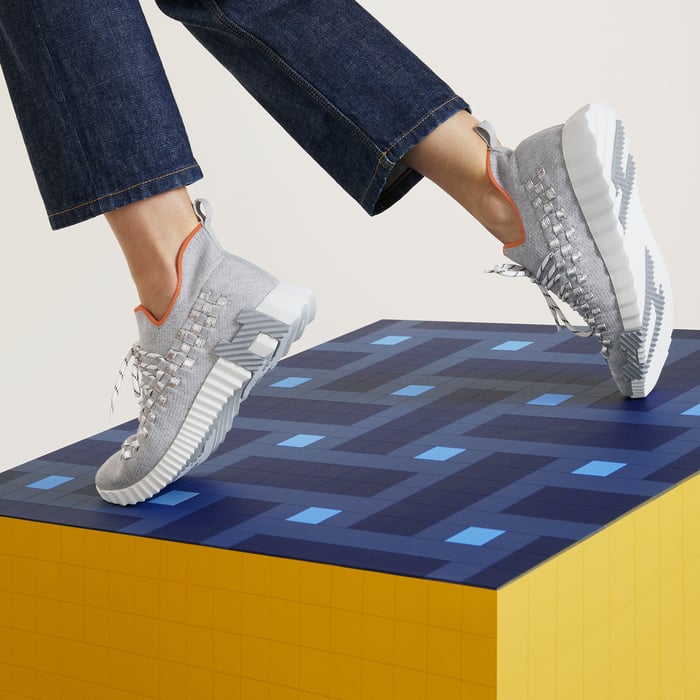 Gris Silex Flex Slip-on Sneaker