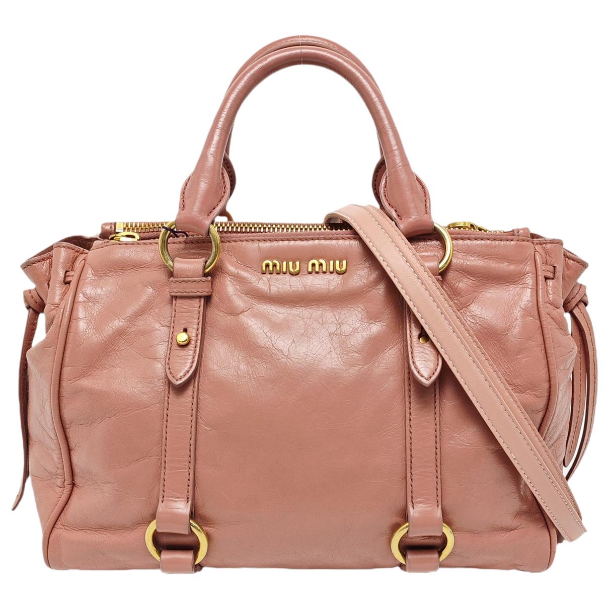 Vitello leather handbag