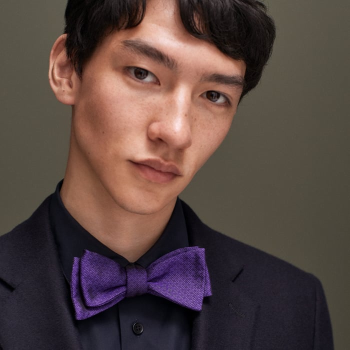 Violet Terre d'H Bow Tie