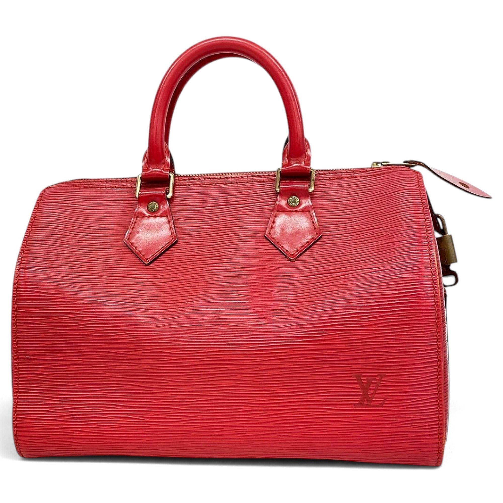 Speedy leather handbag