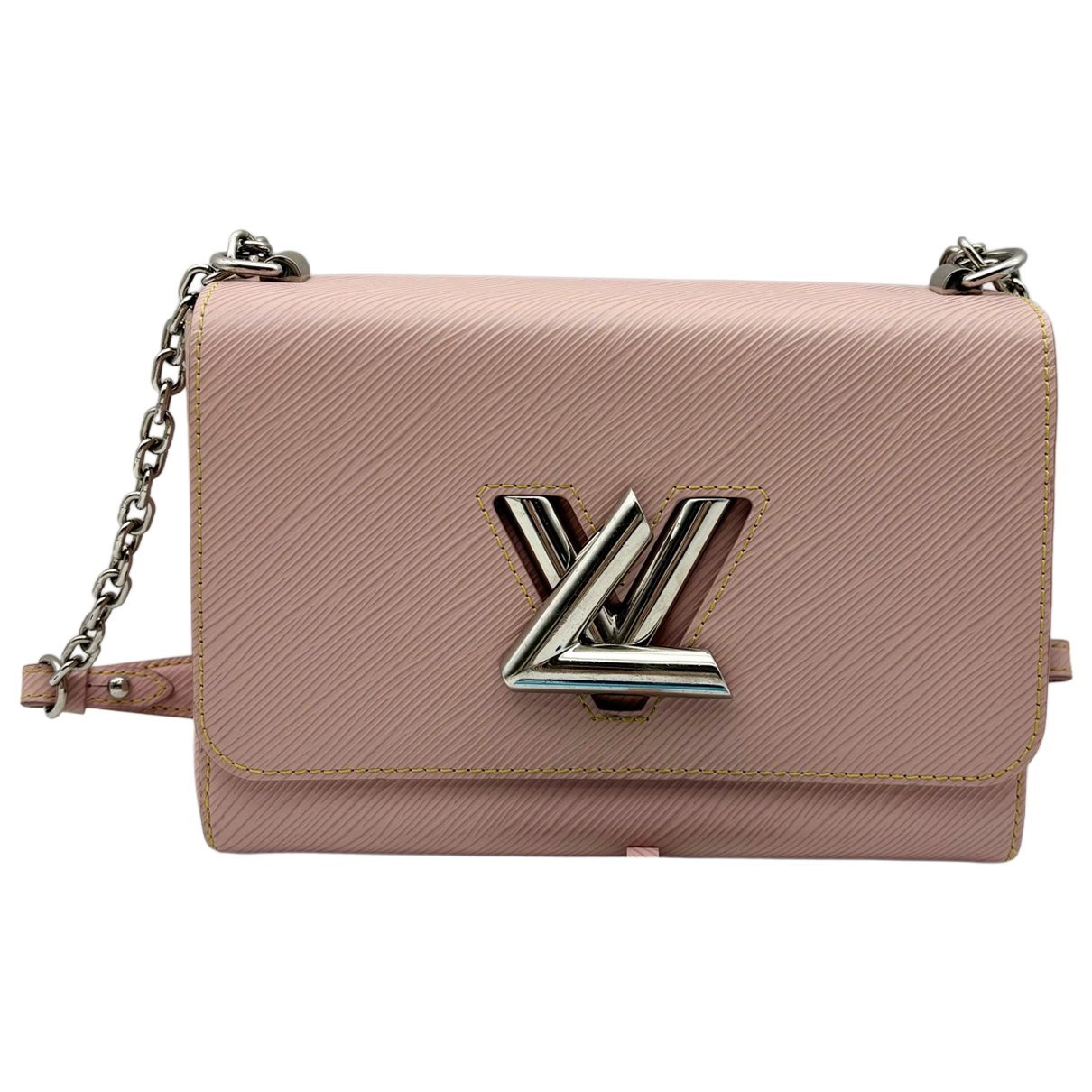 Twist leather handbag