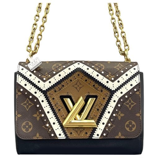 Twist leather crossbody bag