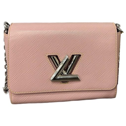 Twist leather crossbody bag