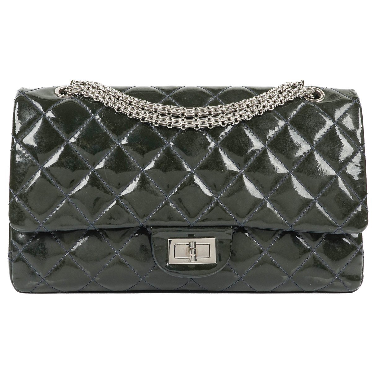 2.55 patent leather handbag