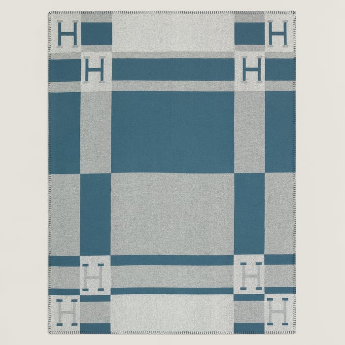 Bleu Baltique Avalon Bayadere Blanket