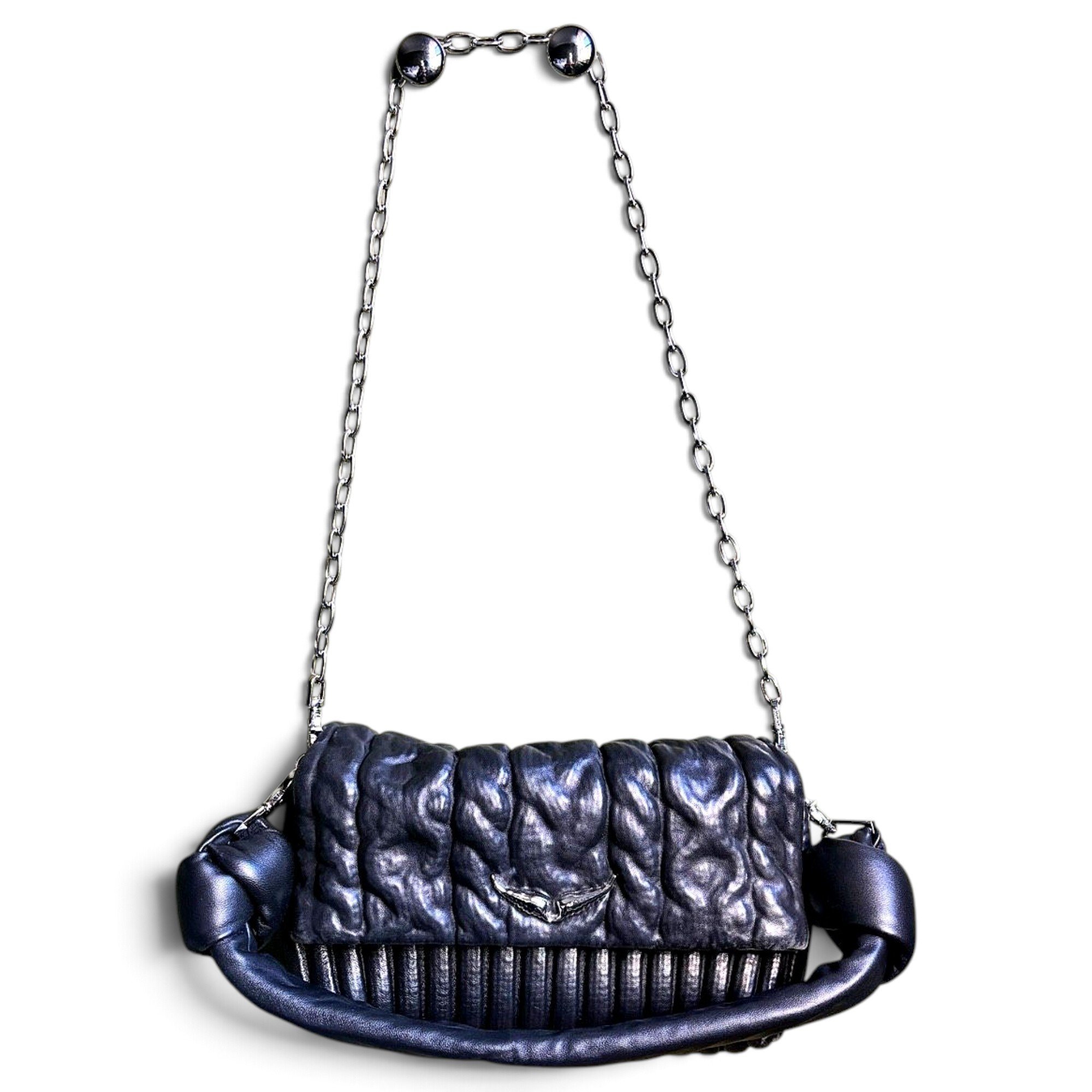 Rock leather handbag