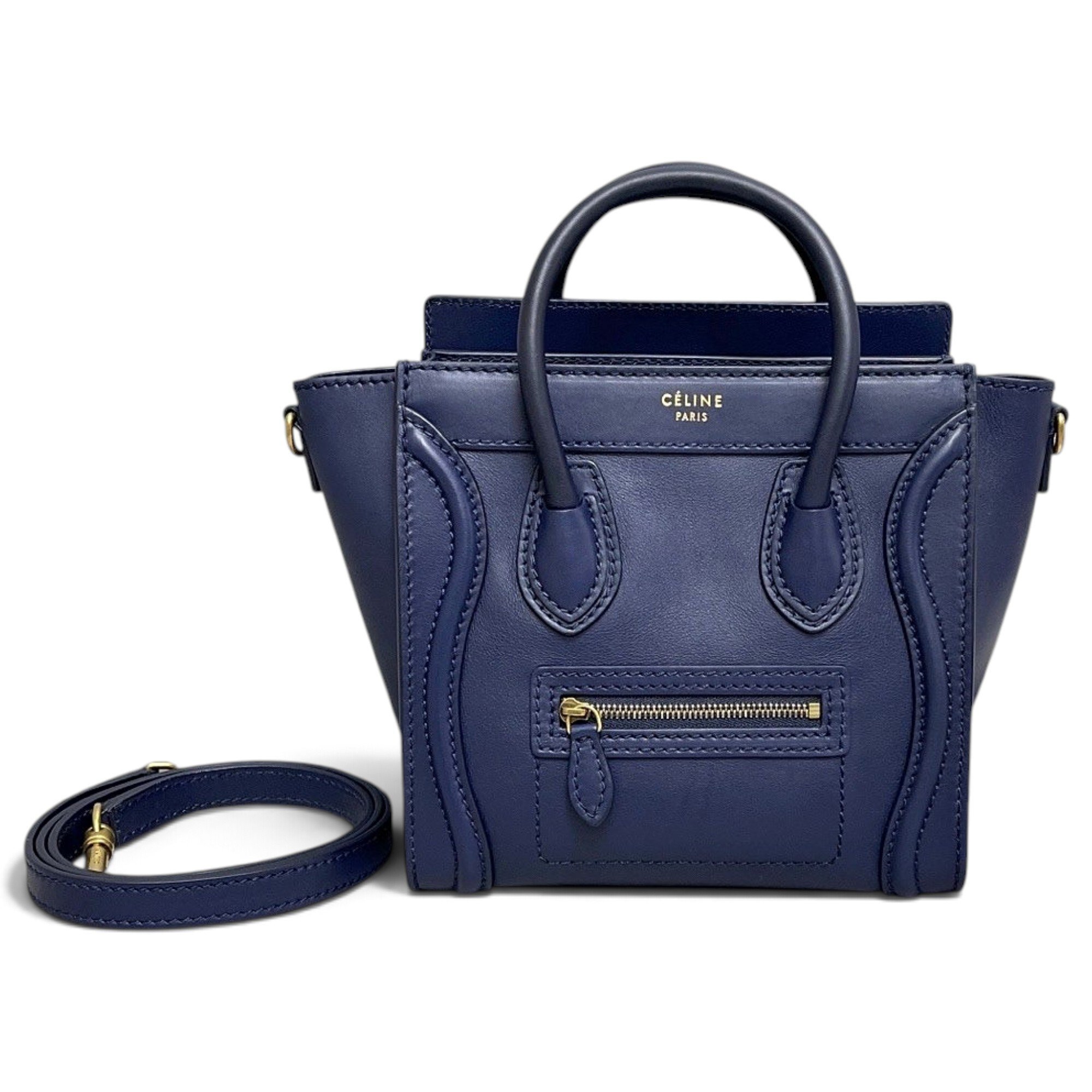 Nano Luggage leather handbag
