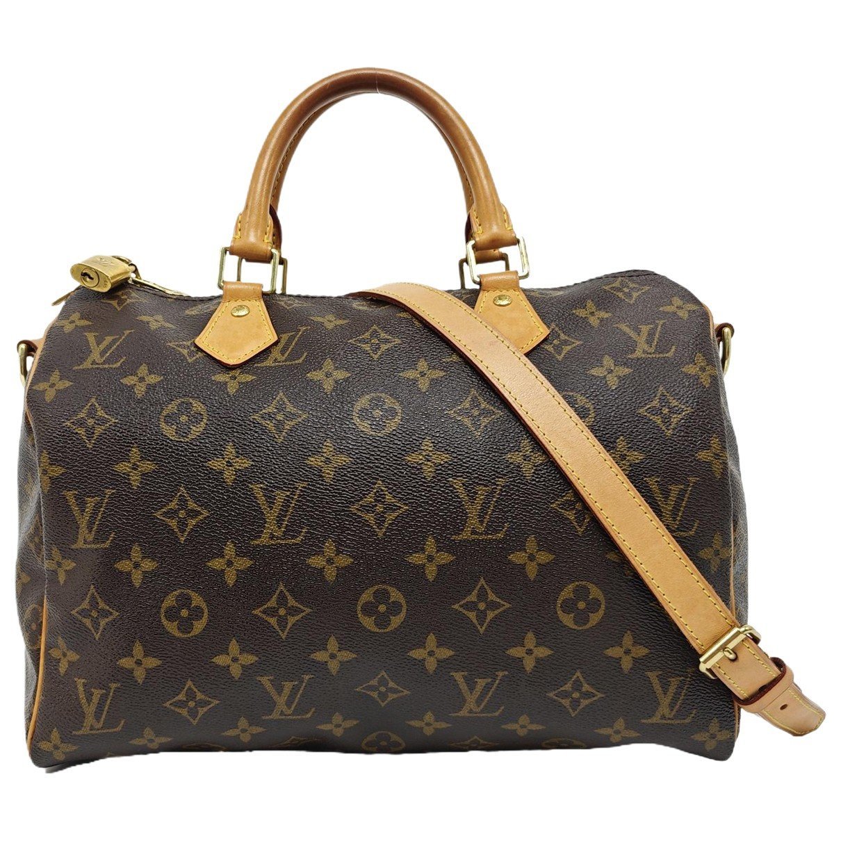 Nano Speedy / Mini HL leather handbag