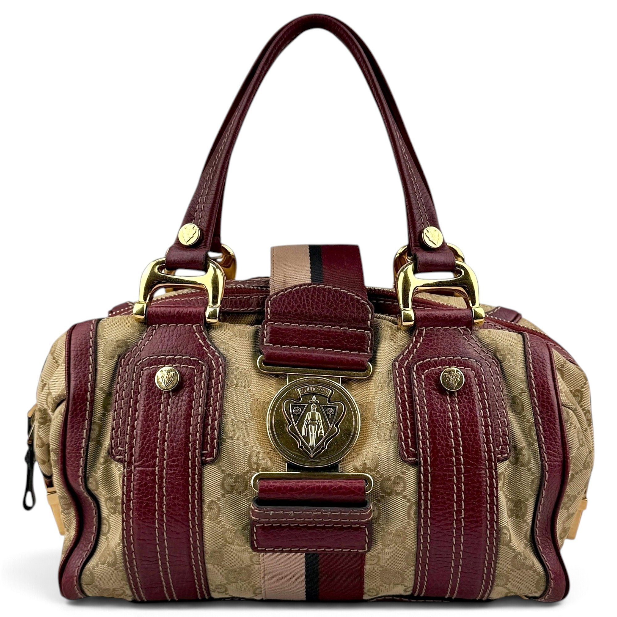 Boston cloth handbag