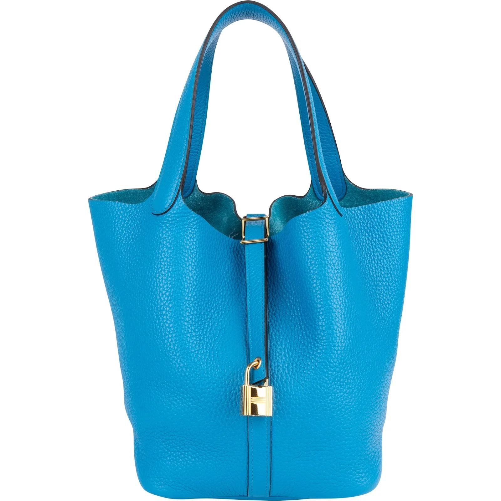 Picotin leather handbag