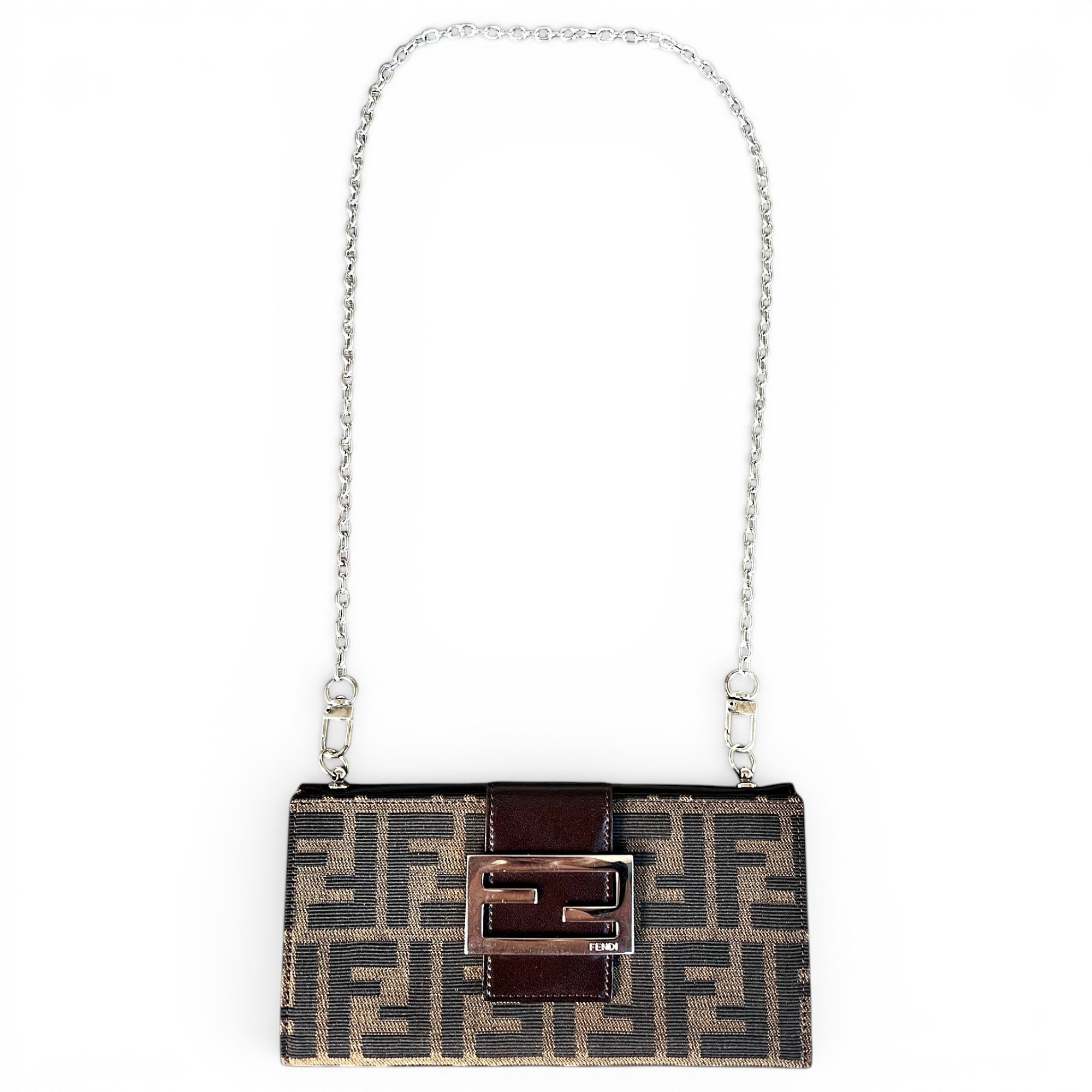 Baguette Chain cloth crossbody bag
