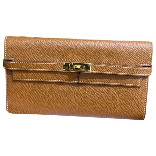 Kelly to go leather clutch bag