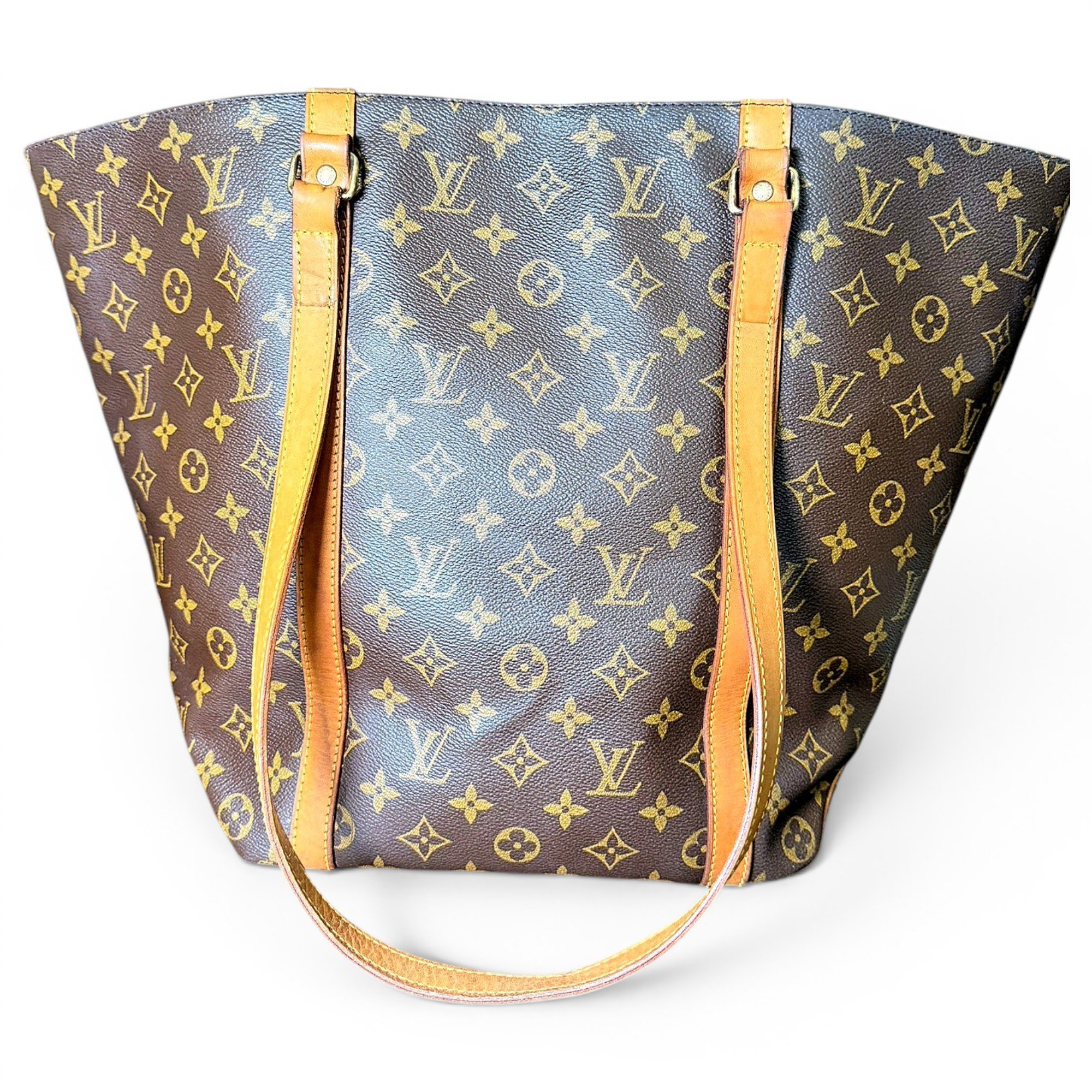 Shopping leather tote