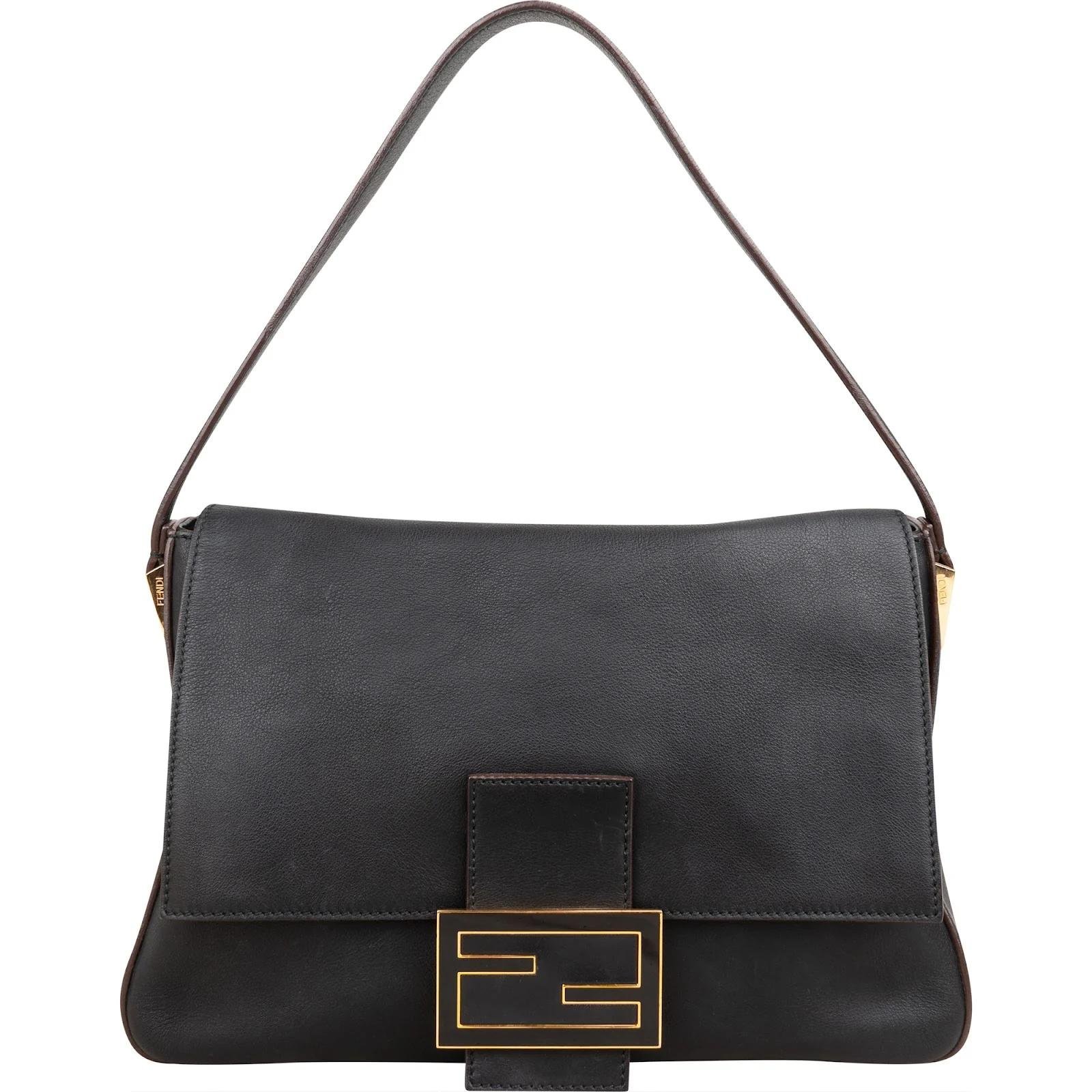 Baguette leather handbag
