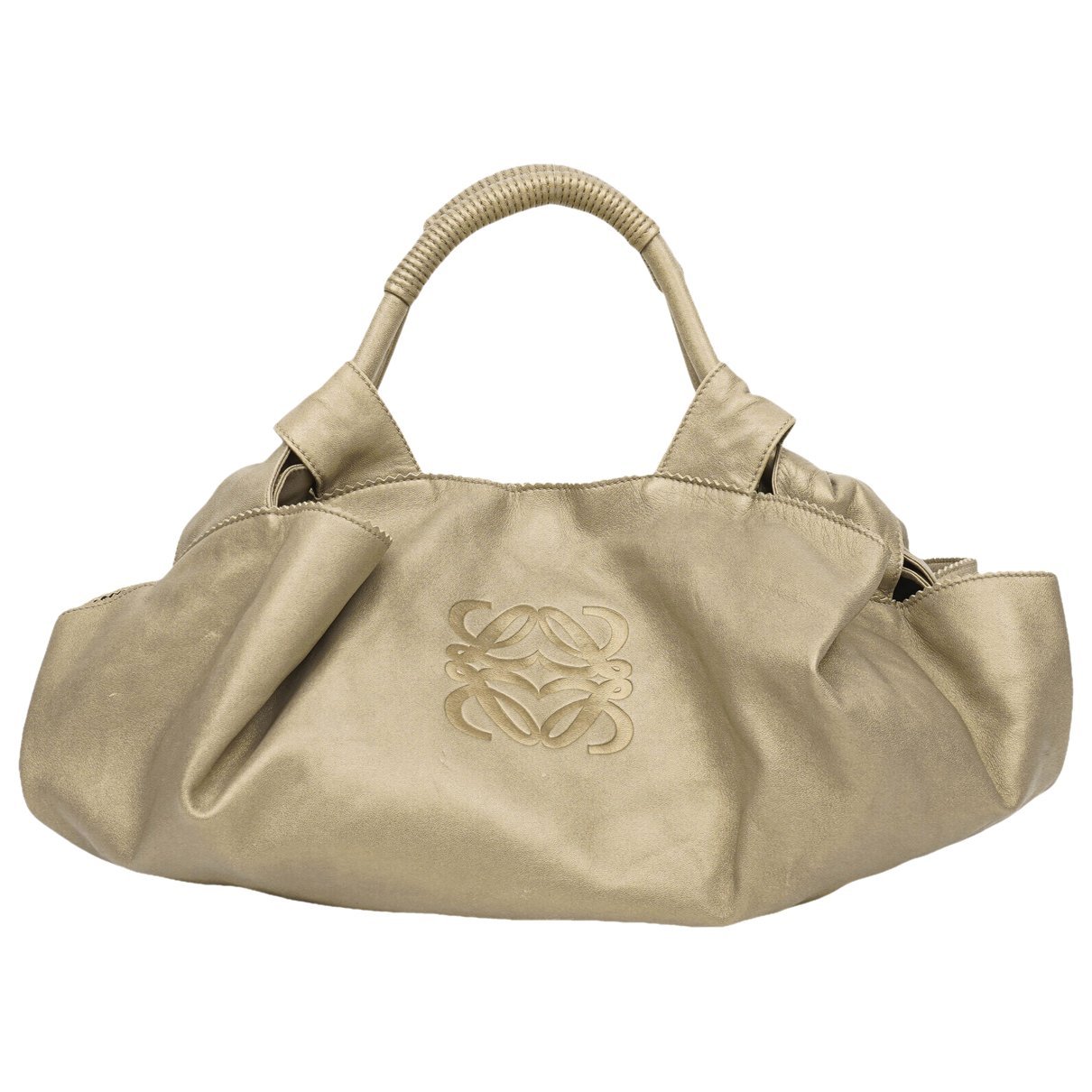 Anagram leather handbag