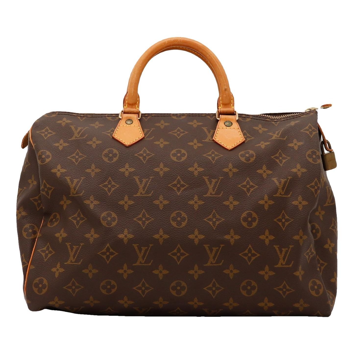 Speedy leather handbag