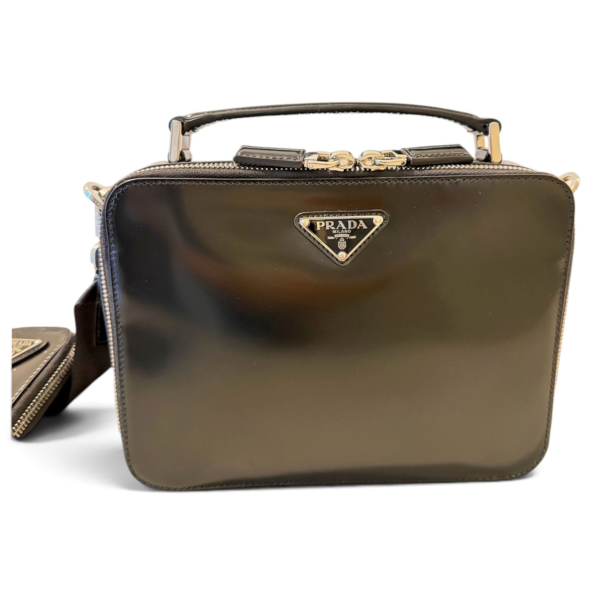 Prada Pocket leather crossbody bag