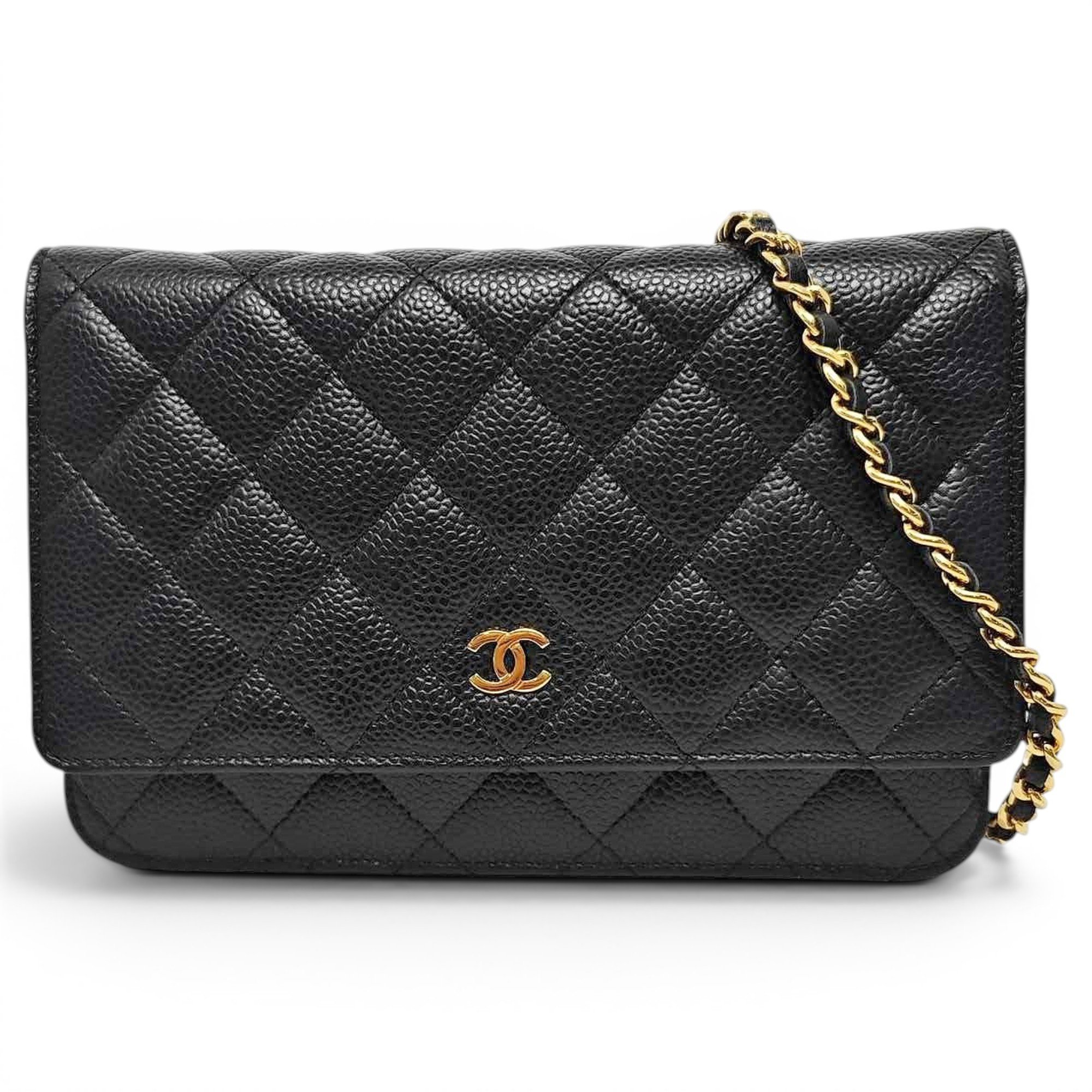 Wallet On Chain Timeless/Classique leather crossbody bag