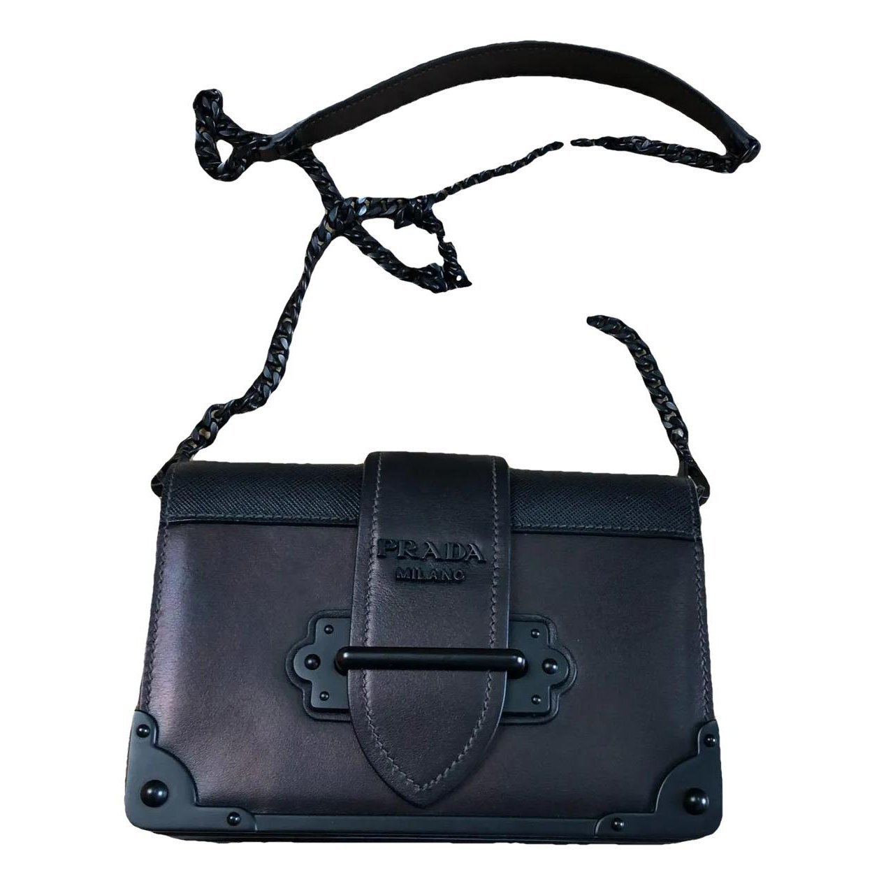 Cahier leather crossbody bag