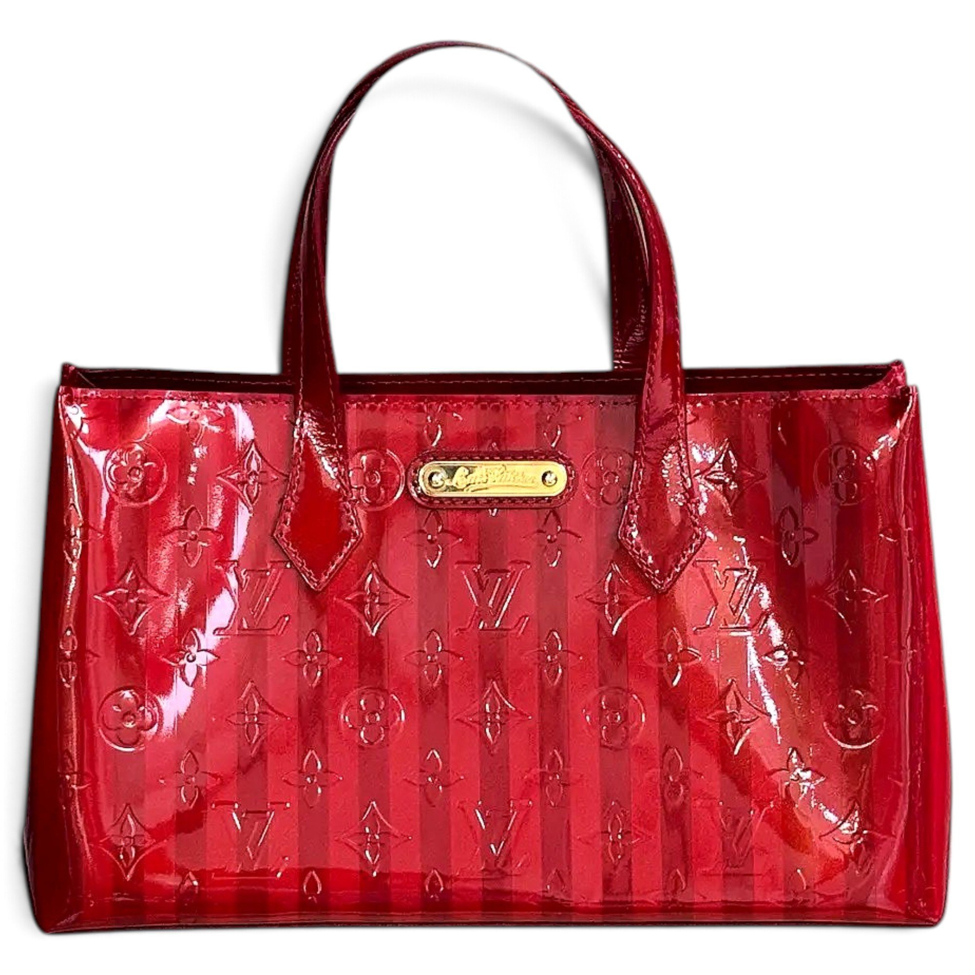 Wilshire patent leather handbag