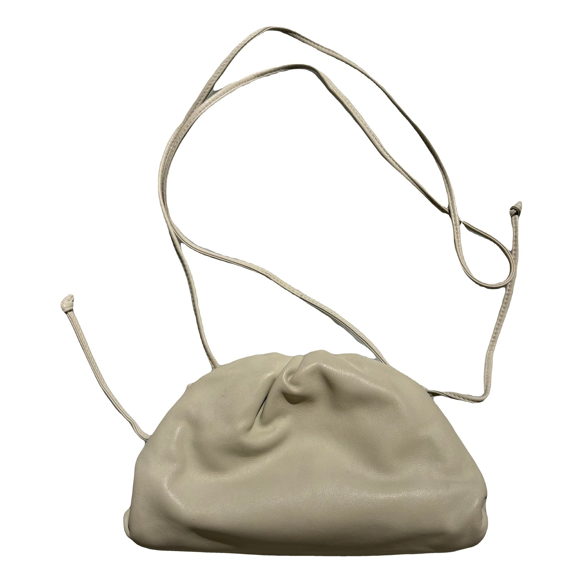 Pouch leather handbag