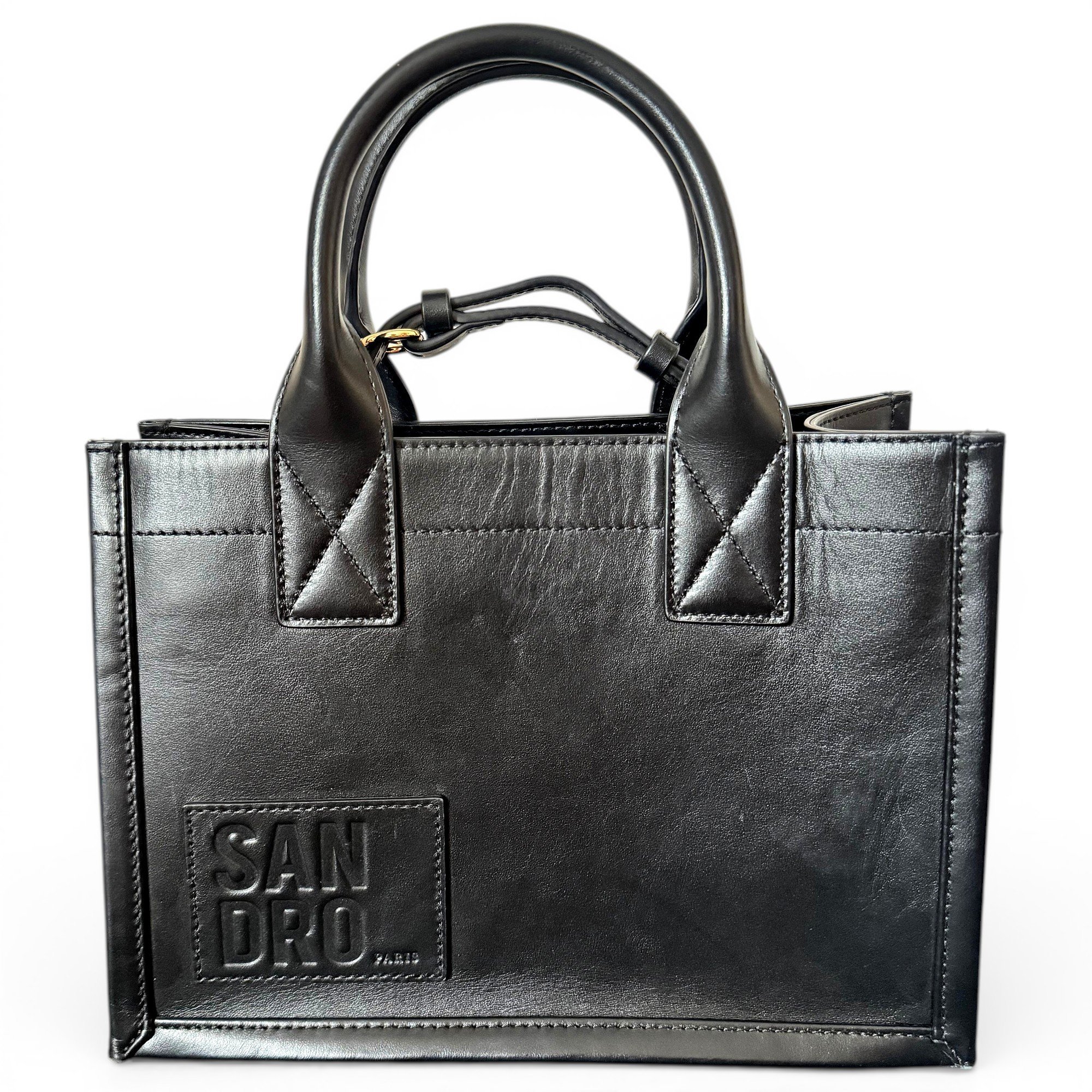 Leather tote