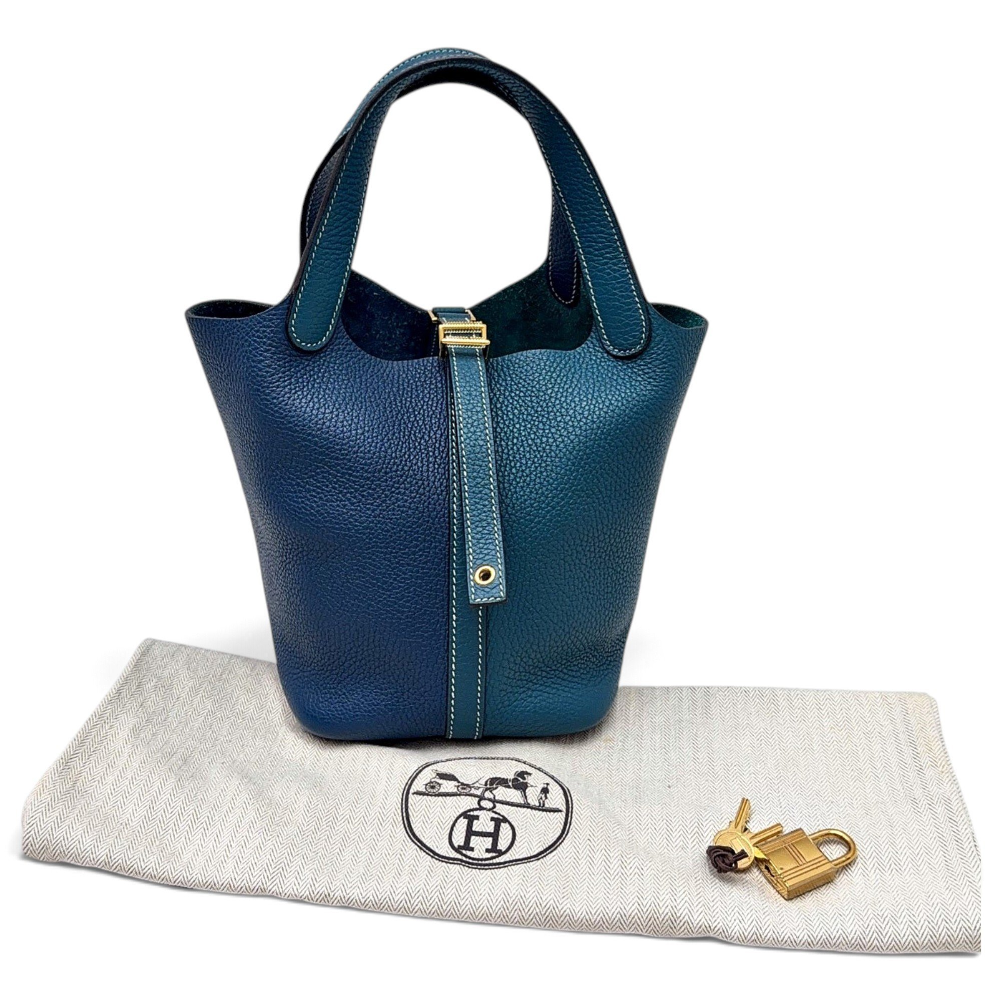 Picotin leather handbag