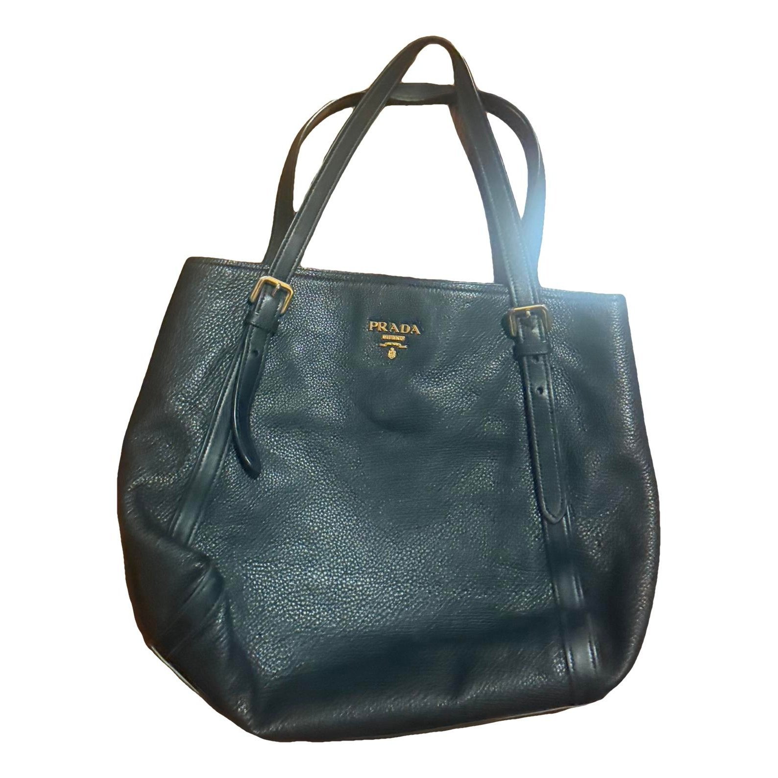 Madras leather handbag
