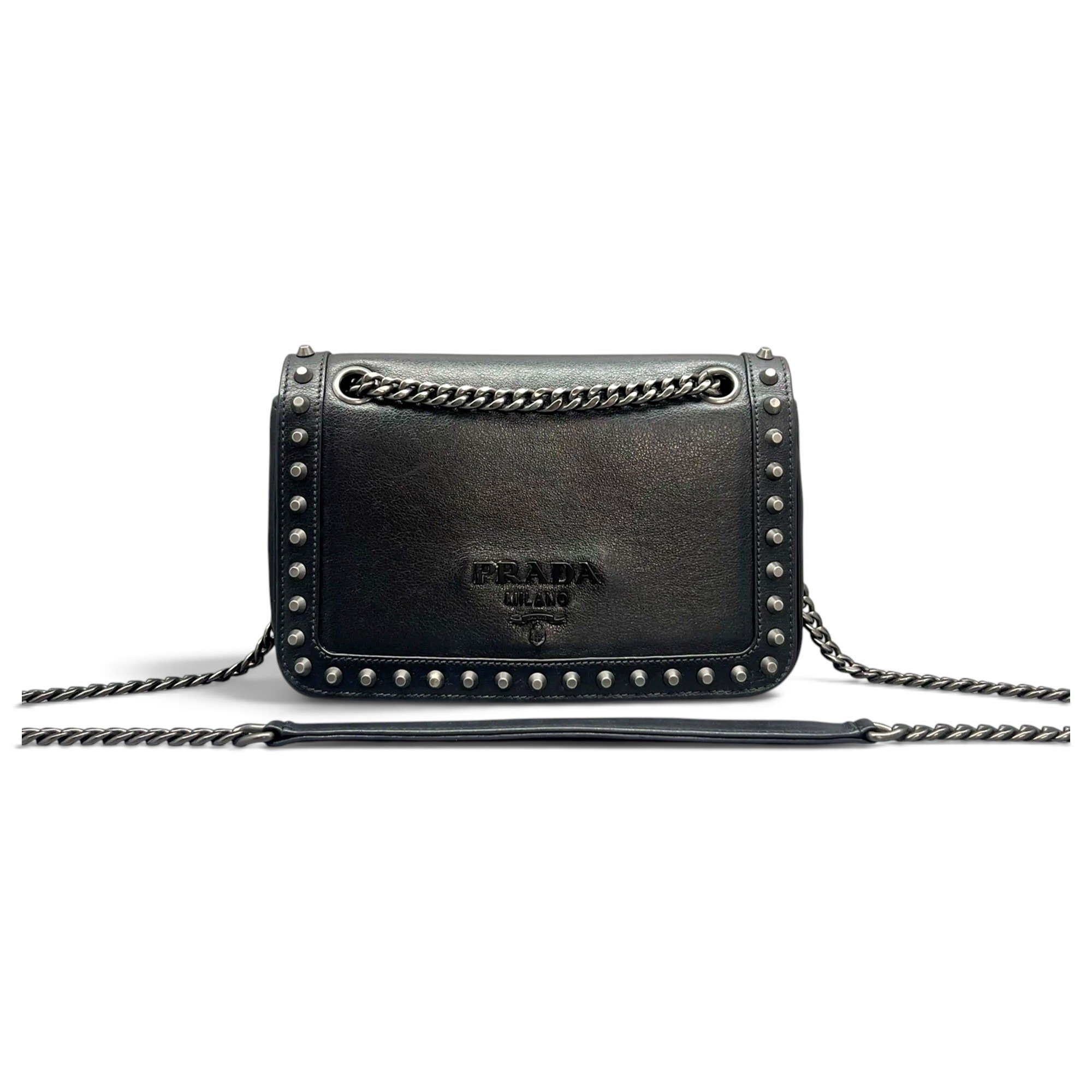 Leather crossbody bag