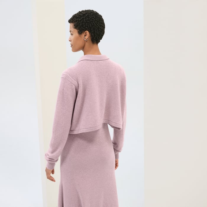 Rose Pâle Shirt Cardigan
